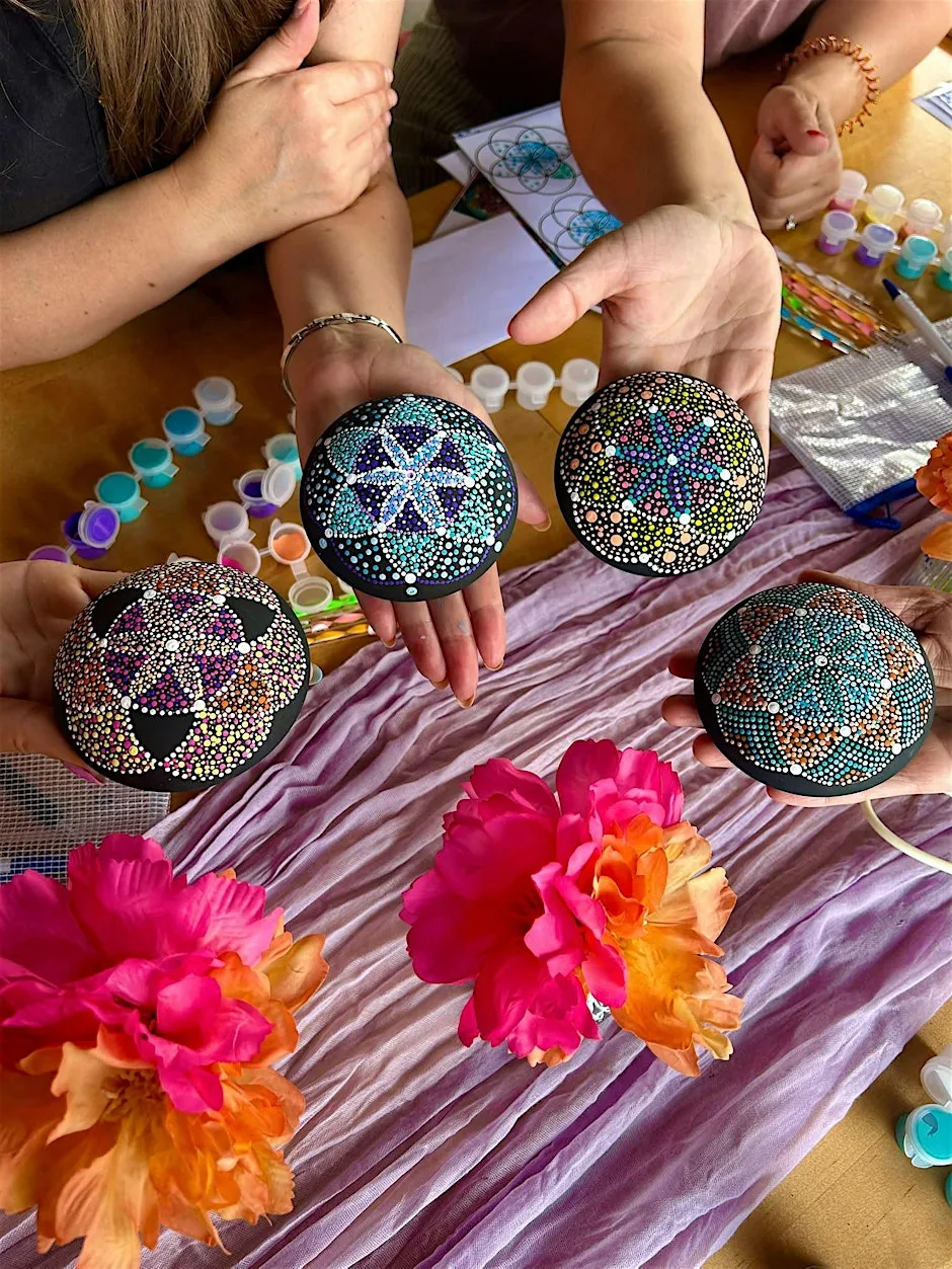 Creating Calm: Dot Painting Workshop at The Four Oaks