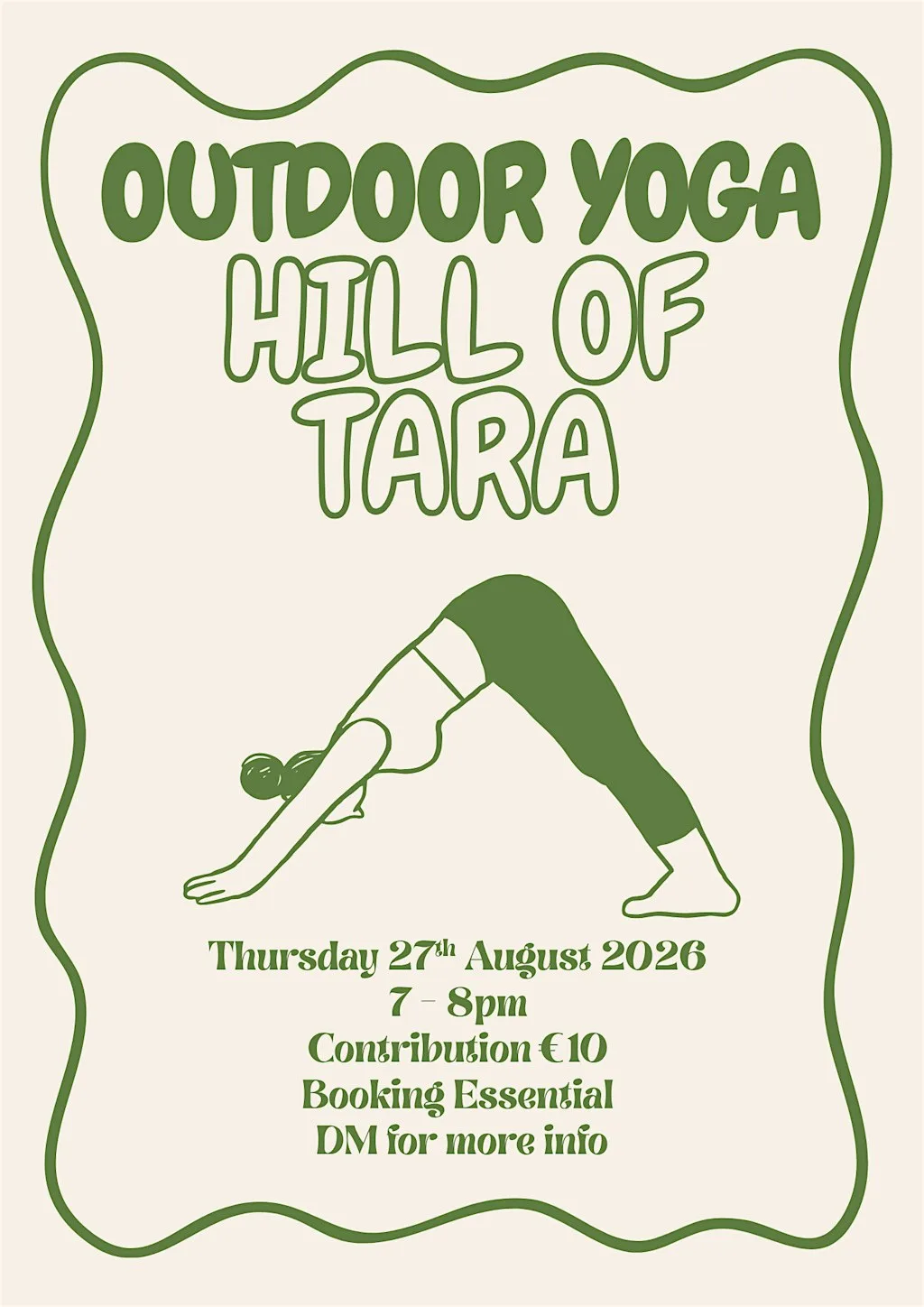 Outdoor Yoga at Hill of Tara at Hill of Tara