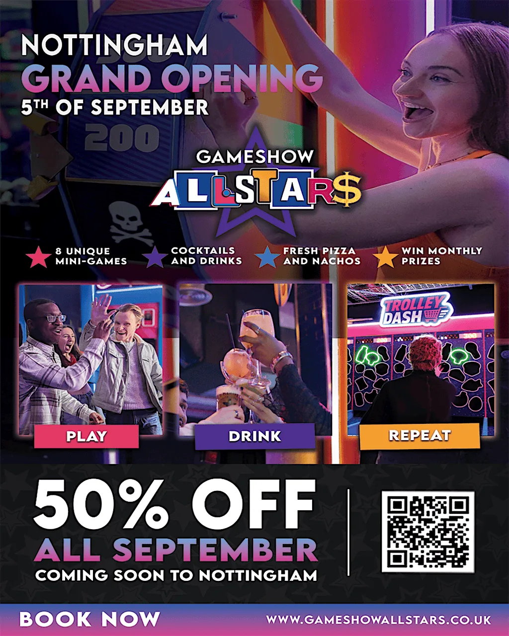 Gameshow All-Stars Nottingham | Grand Opening