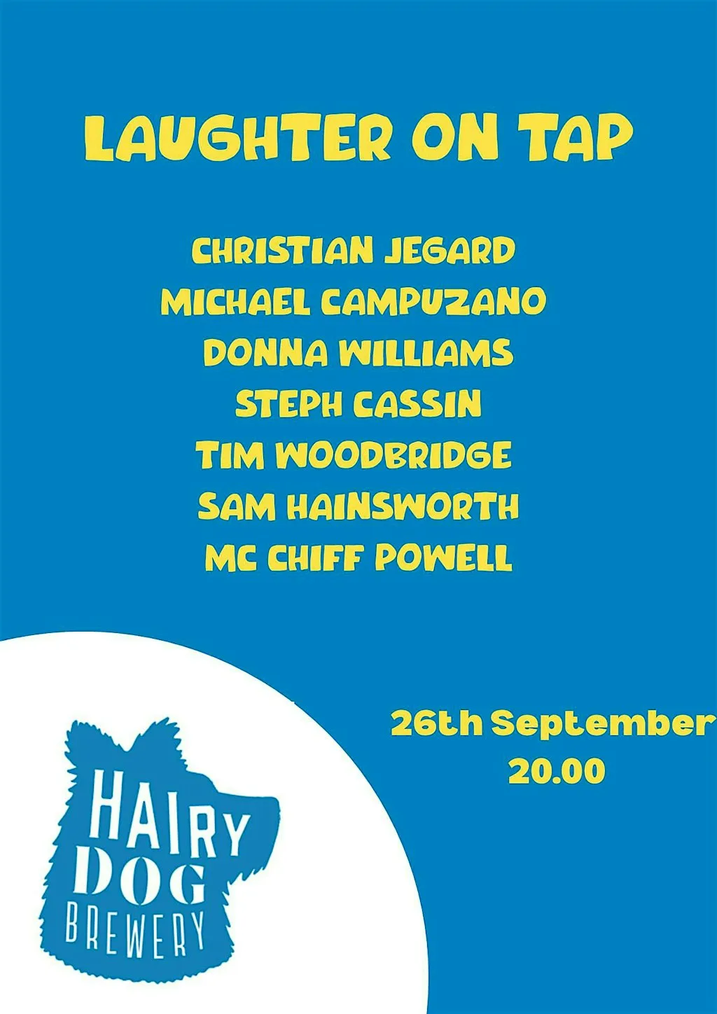 Laughter on Tap at The Hairy Dog
