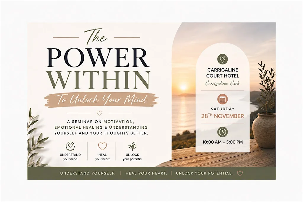 The Power Within to Unlock Your Mind at Carrigaline Court Hotel