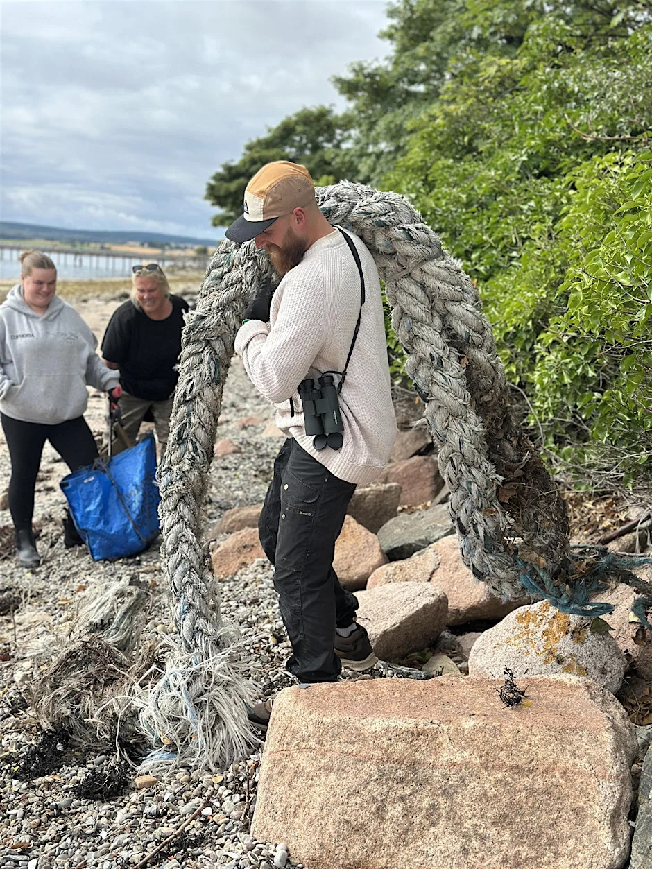 Great British Beach Clean Event - Cromarty at Last Splash Cafe