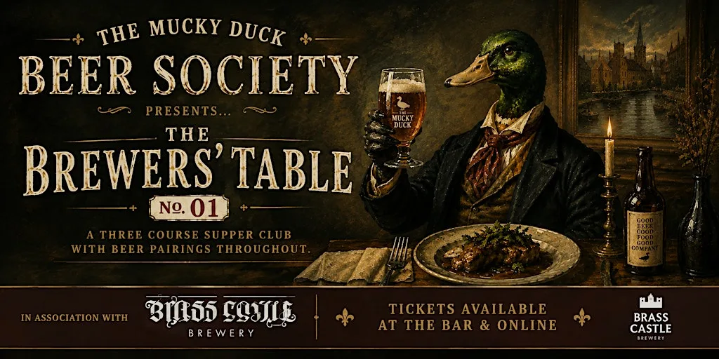 The Brewers Table at The Mucky Duck