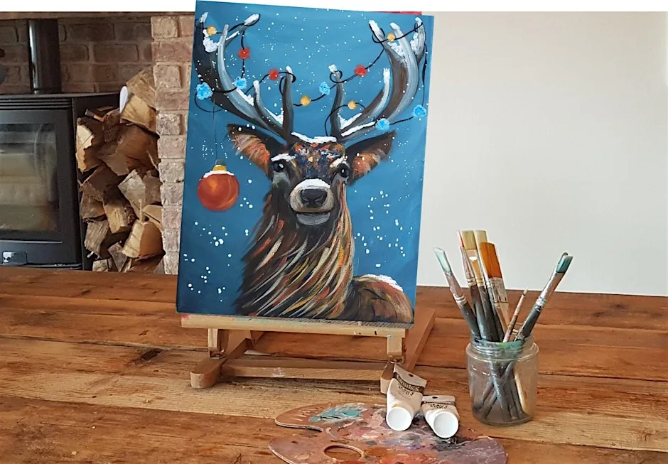 ‘Christmas Stag’ Painting workshop @ Normanby Hall, Scunthorpe at Normanby Hall Country Park