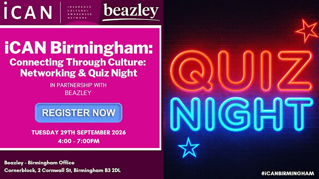 iCAN Birmingham & Beazley - Networking & Quiz Night