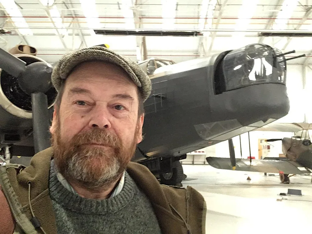 Meet the Author: Adrian Bean at Polish Bomber Squadrons Centre - RAF Ingham