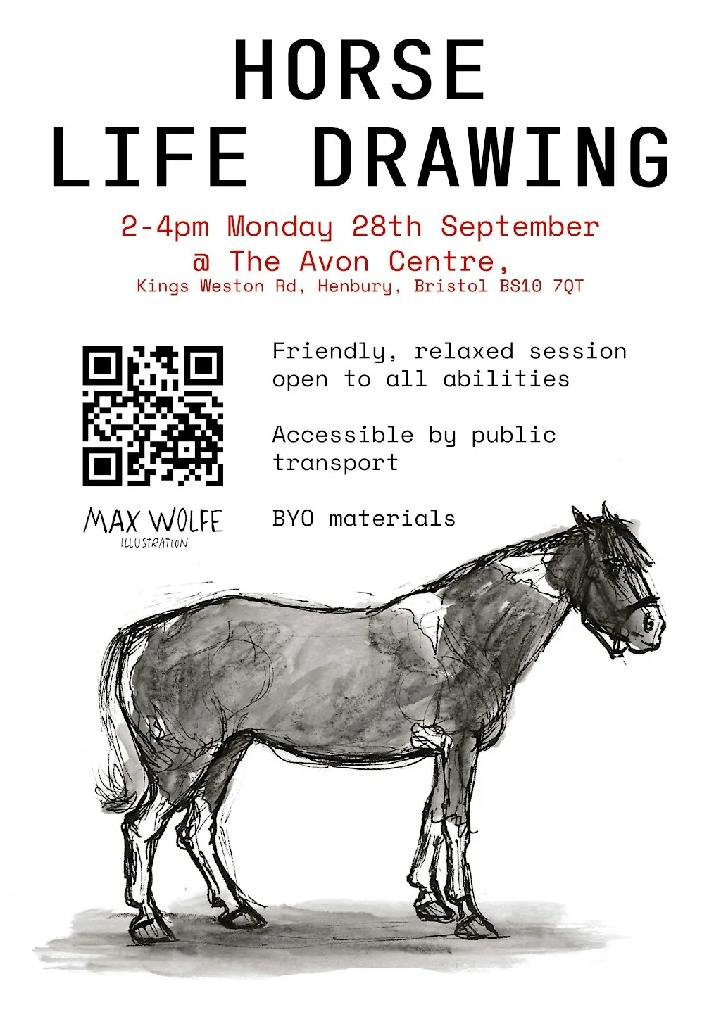 Horse Life Drawing