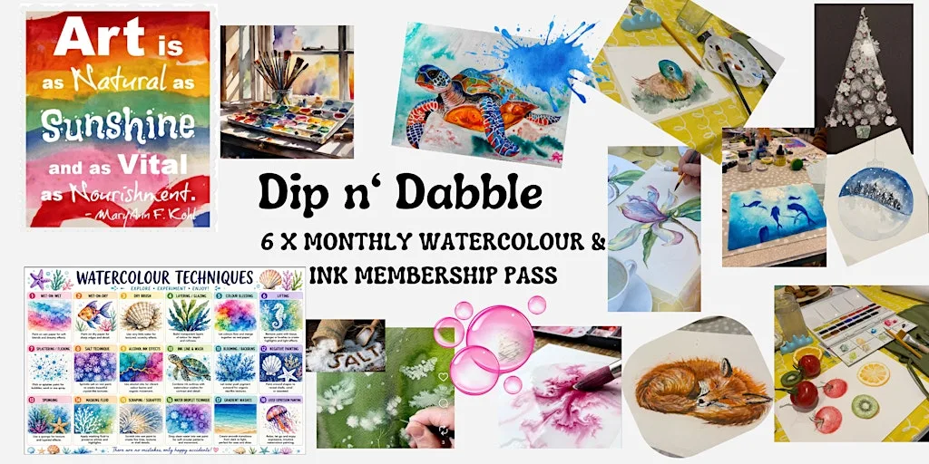 Dip n’ Dabble - 6mth Membership, Workshop Pass at Kesgrave War Memorial Community Centre