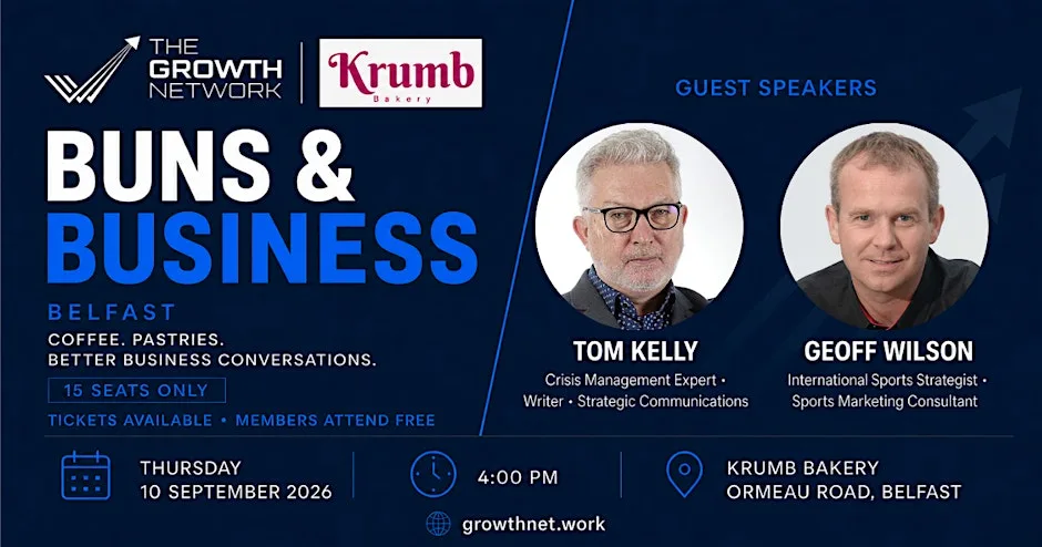 Buns & Business Belfast with Tom Kelly and Geoff Wilson at Krumb Bakery