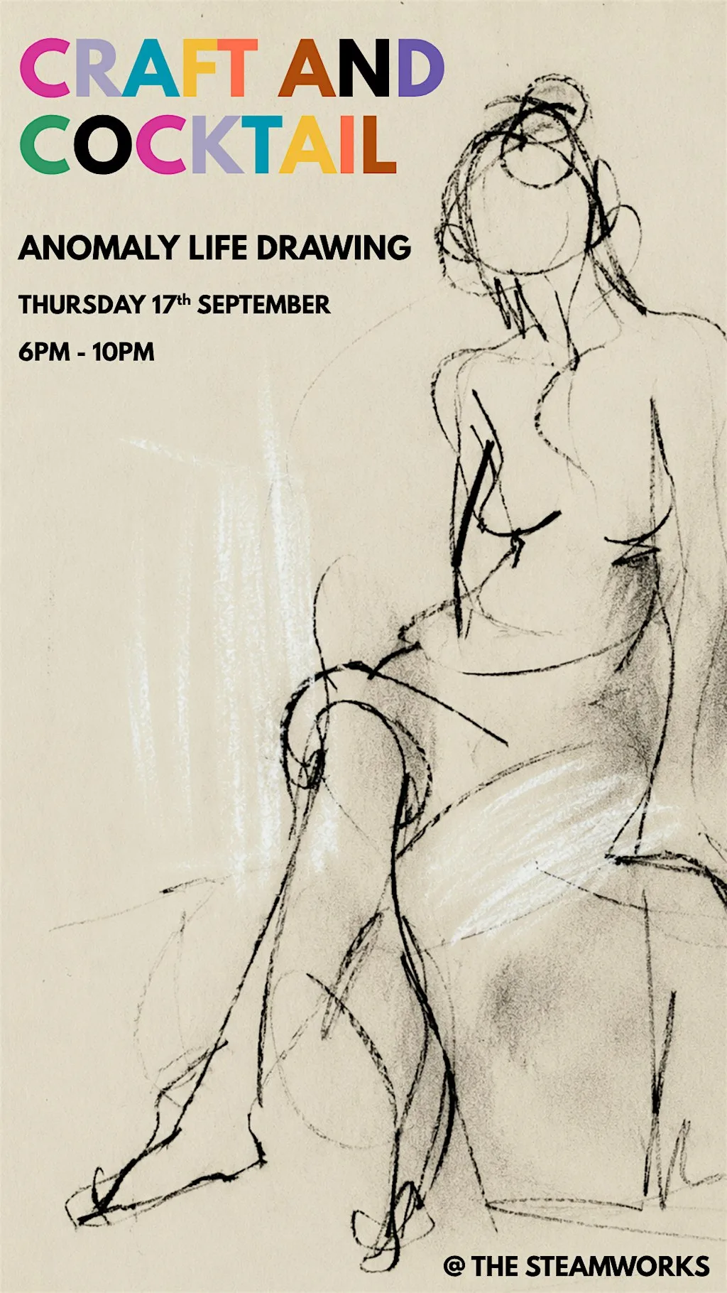 Craft and Cocktail - Life Drawing