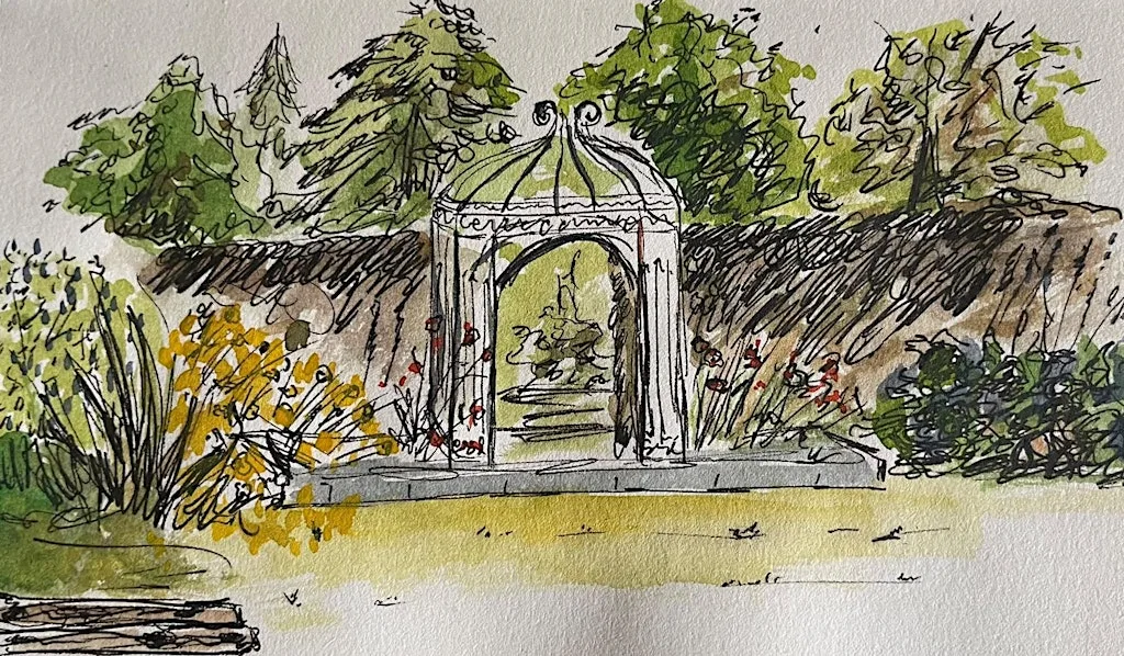Hazlehurst Urban Sketchers at Castle Park Arts Centre