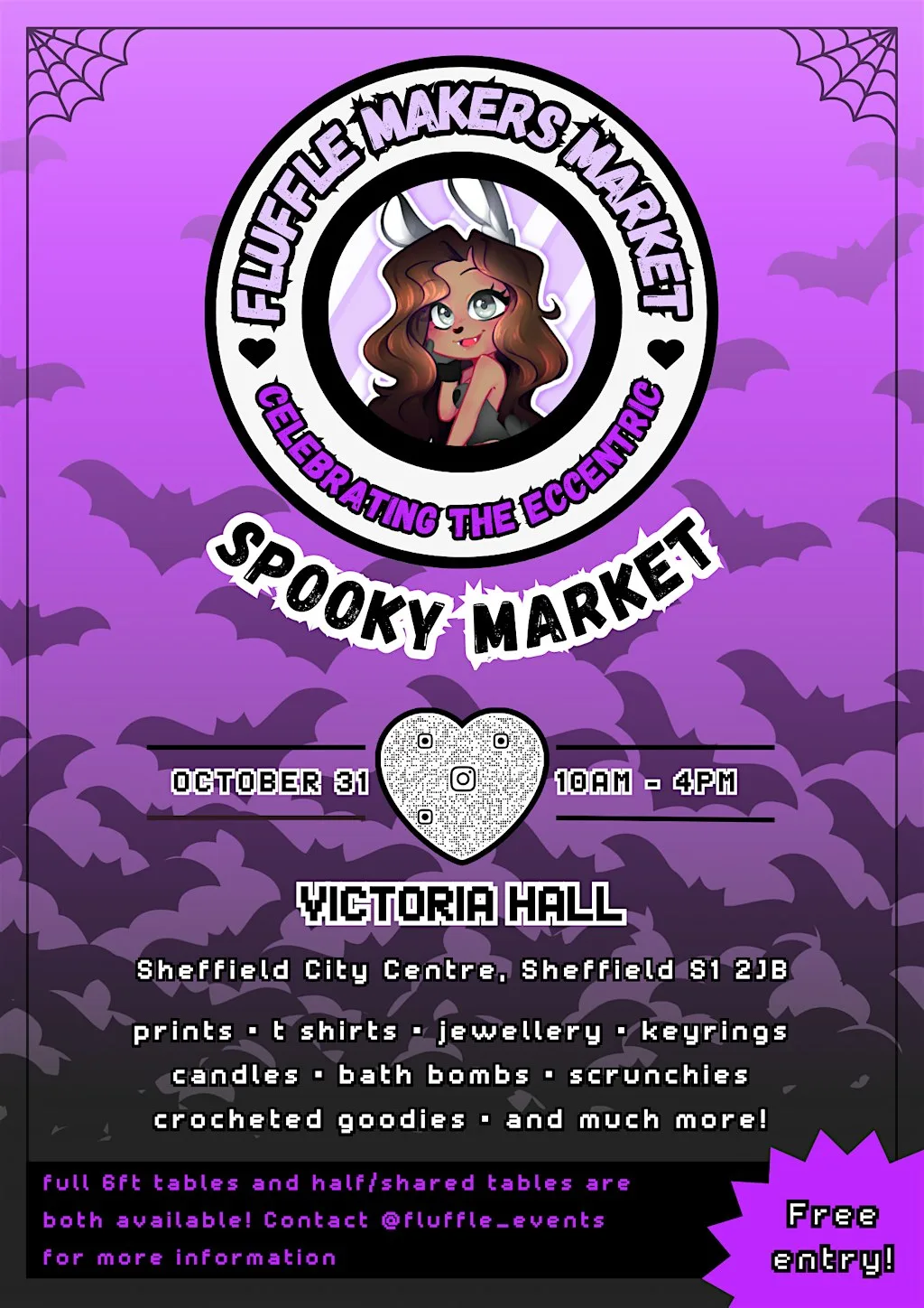 Fluffle Makers Market 9: - The Spookiest Market in Sheffield