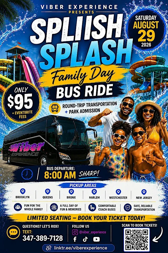 Viber Experience Presents: Splish Splash Family Day Bus Ride