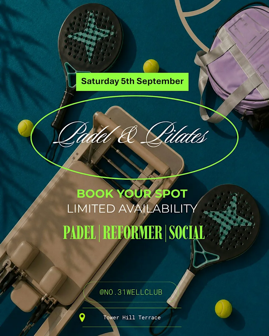 Padel and Pilates - Early Bird Pricing