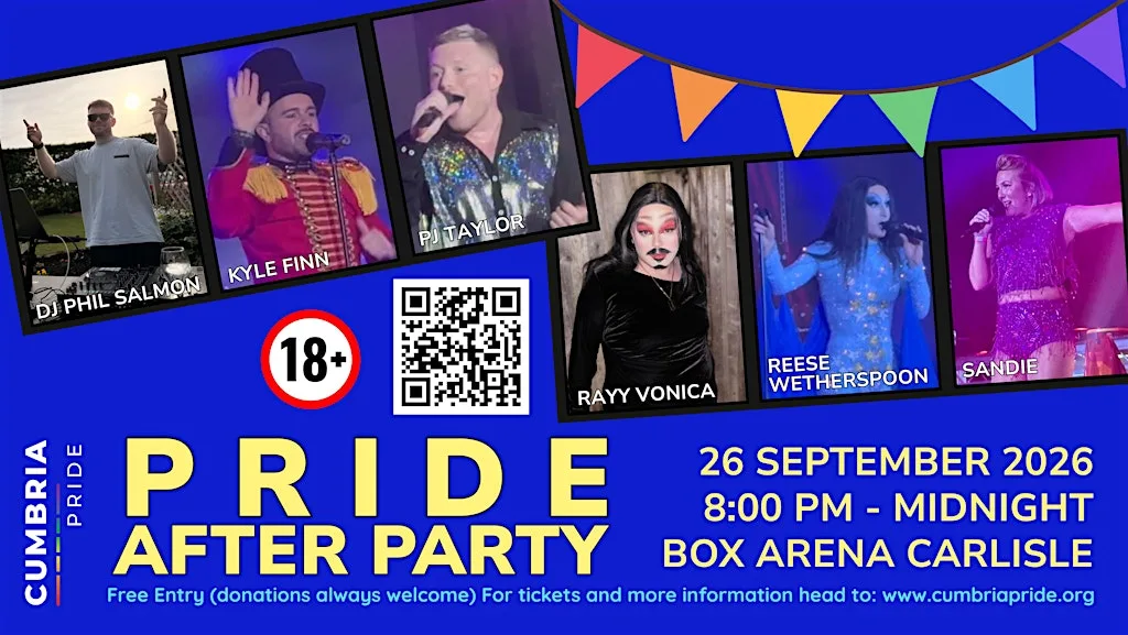 Cumbria Pride After Party 2026 at Box Arena