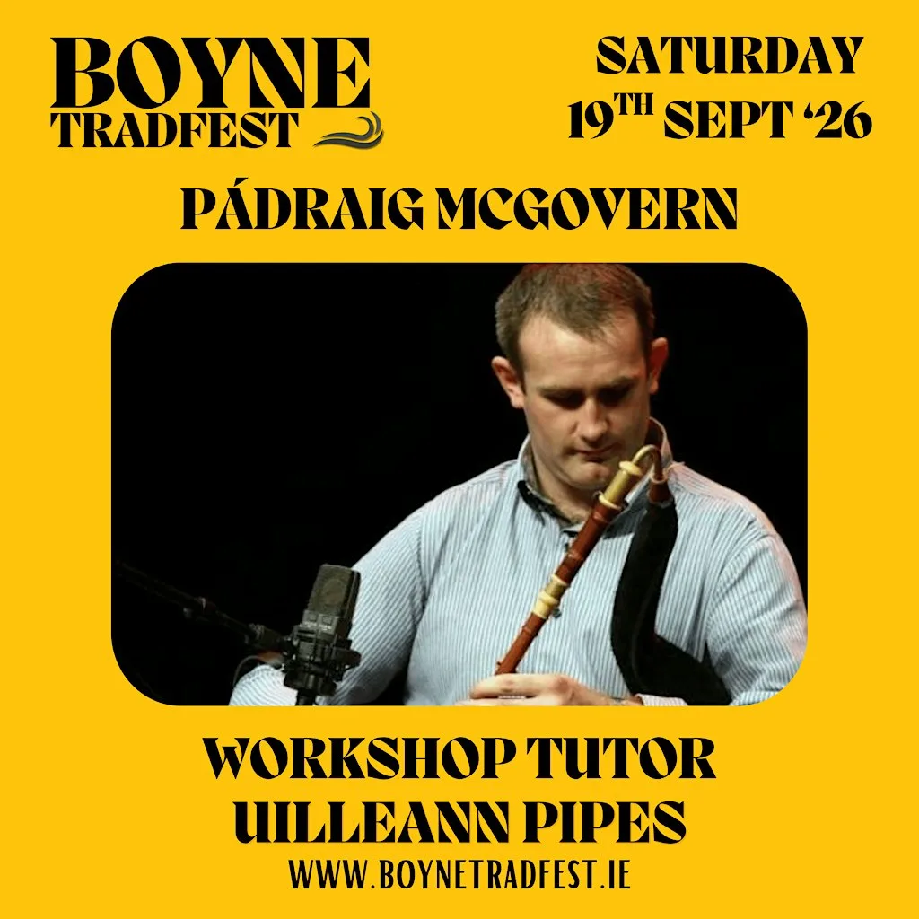 Uilleann Pipes Workshop - Pádraig McGovern at St Oliver's Community College (A92 D766)