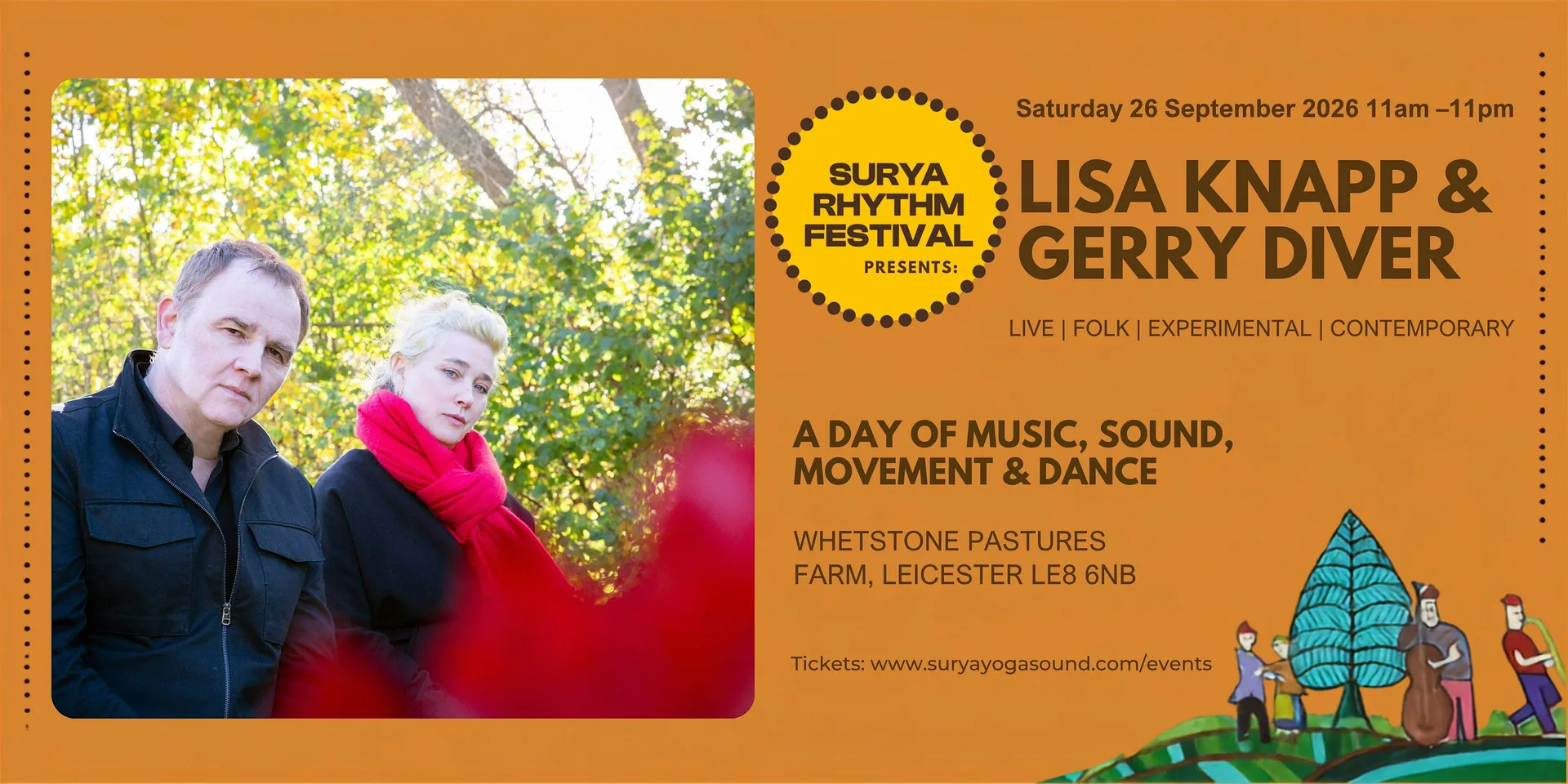 Surya Rhythm Festival presents: Autumn Equinox - Lisa Knapp & Gerry Diver
