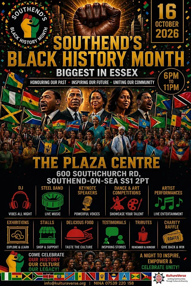 Official Southend Black History Month Celebration 2026 at 600 Southchurch Rd