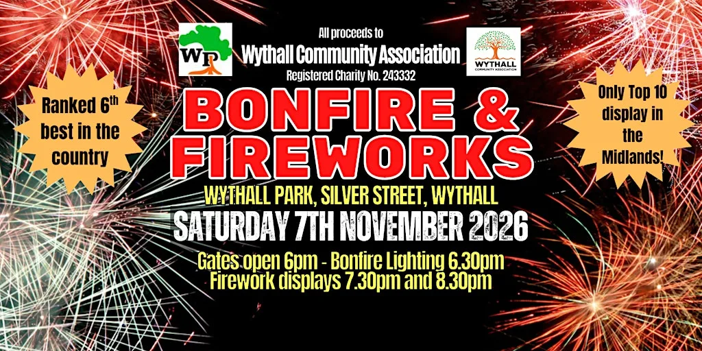 Wythall Community Association Bonfire and Fireworks