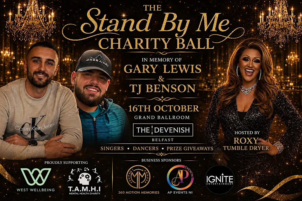 Stand by me ball in memory of Gary Lewis and TJ Benson at The Devenish Complex