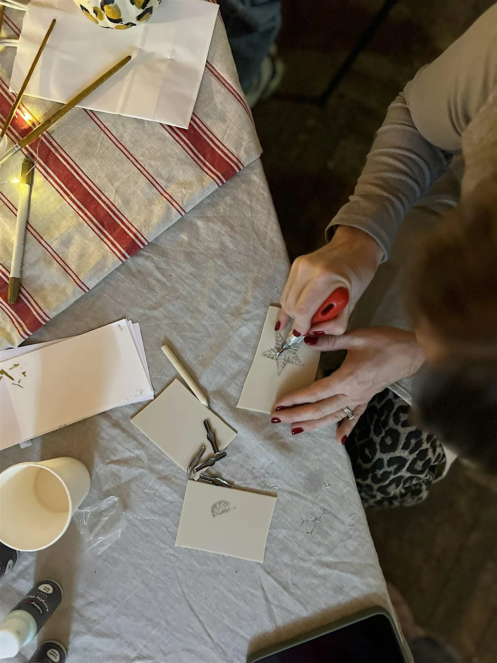 PRINT & BE MERRY - Lino Print Christmas Cards