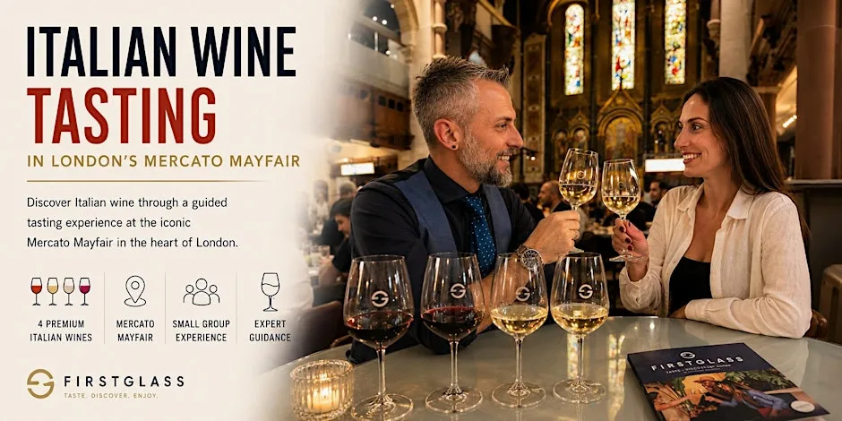 Italian Wine Tasting Experience at Mercato Mayfair at St Mark’s Church at Mercato Mayfair