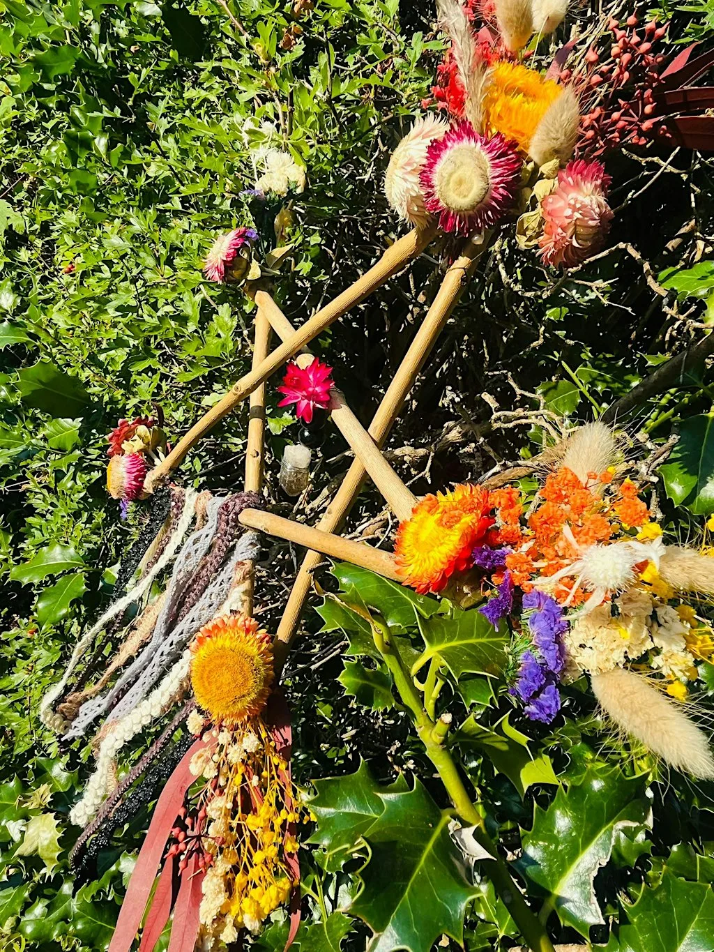 Dried Flower Witch’s Broom Workshop at Junction Arts Ltd