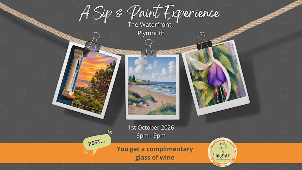 A Sip & Paint Experience at The Waterfront, Plymouth