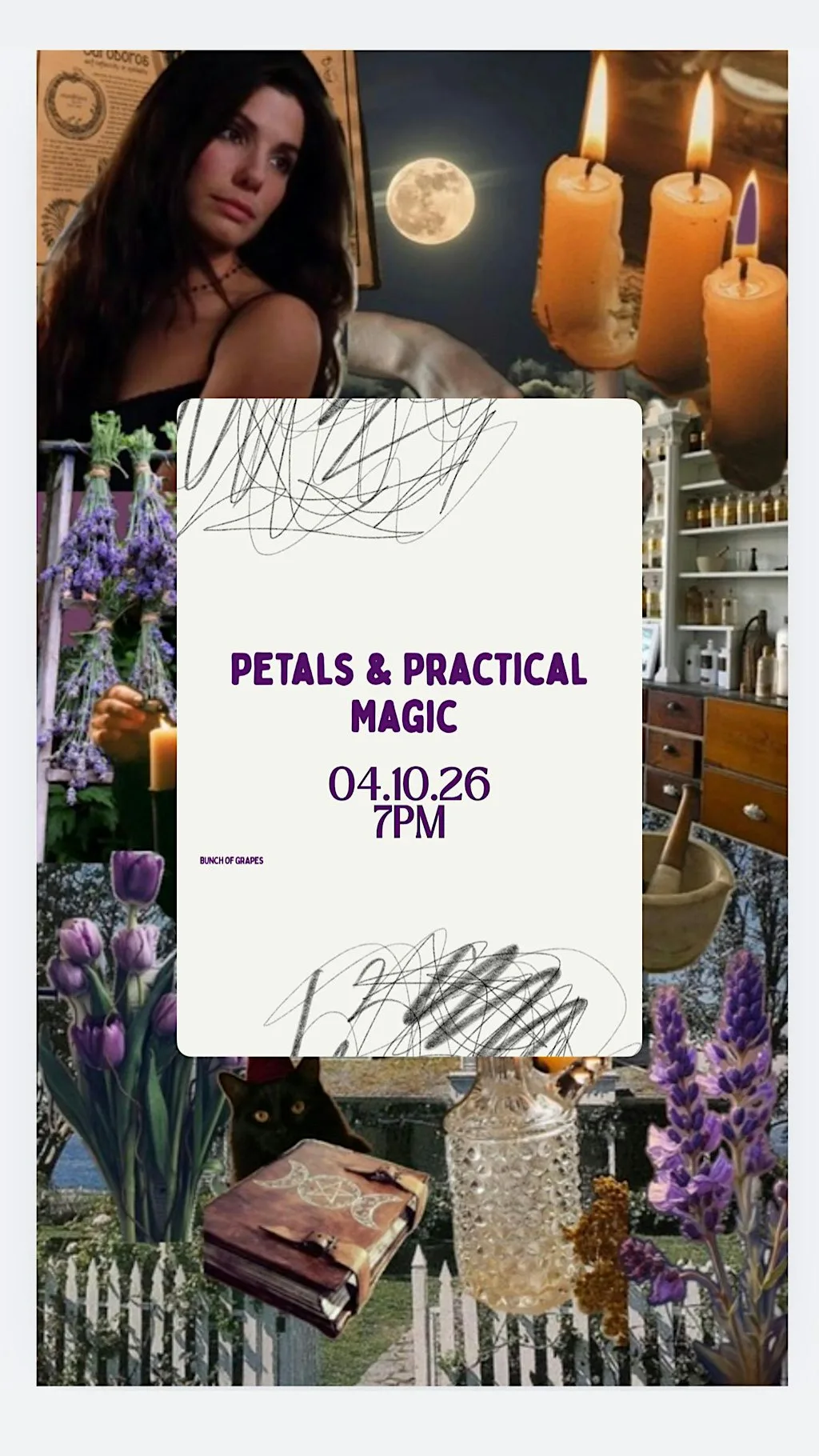 Petals & Practical Magic at Bunch Of Grapes, Pontypridd