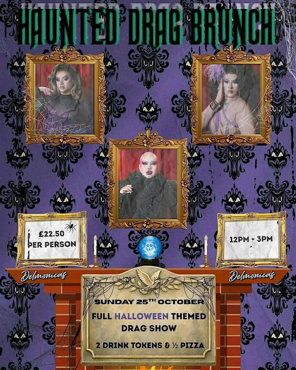 Haunted Drag Brunch at Delmonicas