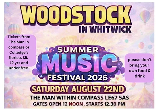 Woodstock in Whitwick Summer Music Festival