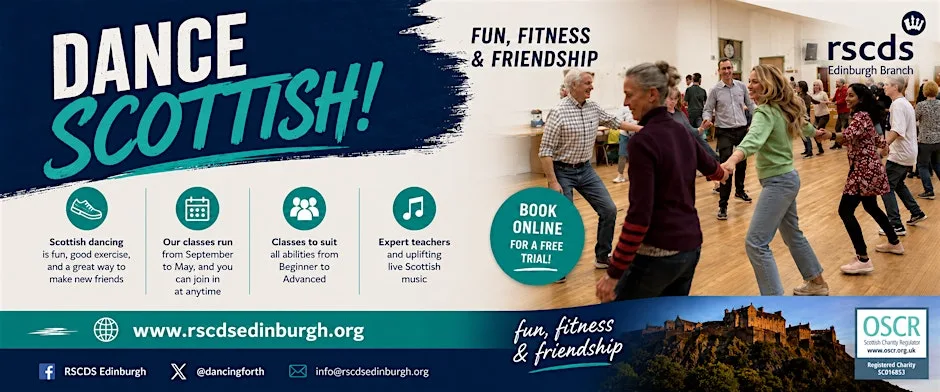 Dance Scottish - Get ready for fun and fitness as you learn to dance! at Barclay Viewforth Church of Scotland