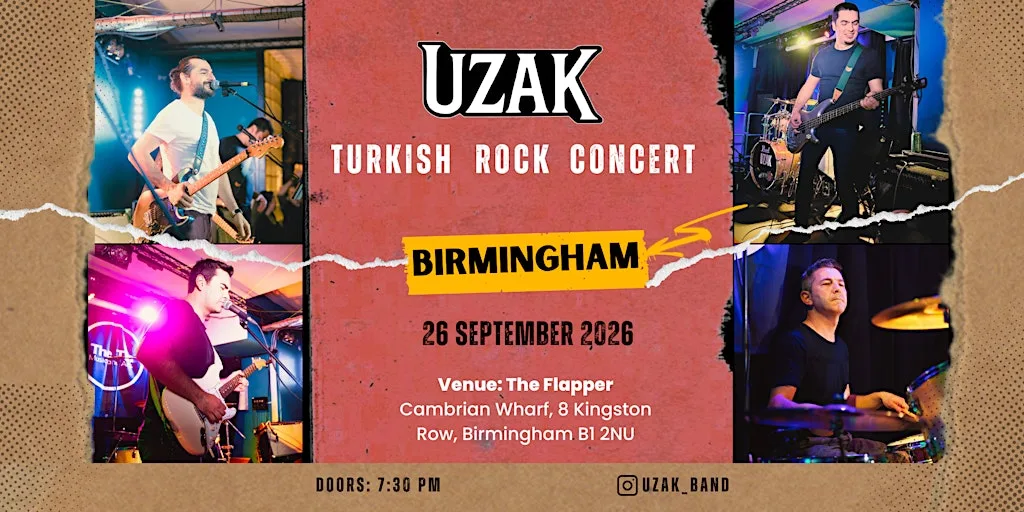 UzaK - Turkish Rock Concert @Birmingham at The Flapper