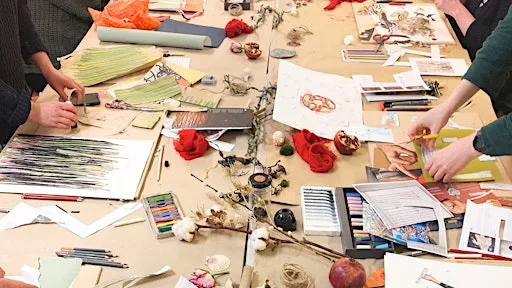 Drawing in the Autumn at The Out of the Blue Drill Hall