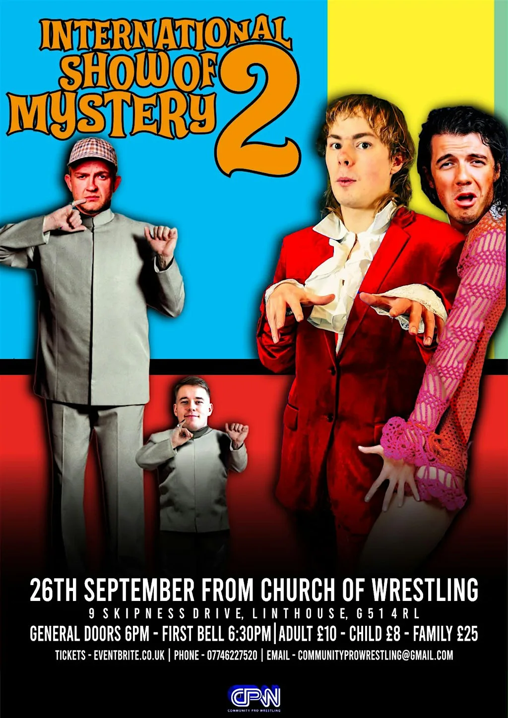 International show of Mystery 2 at Church of Wreslting