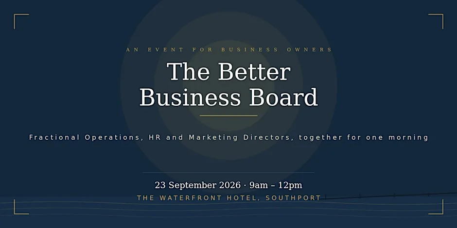 The Better Business Board at Waterfront Southport Hotel