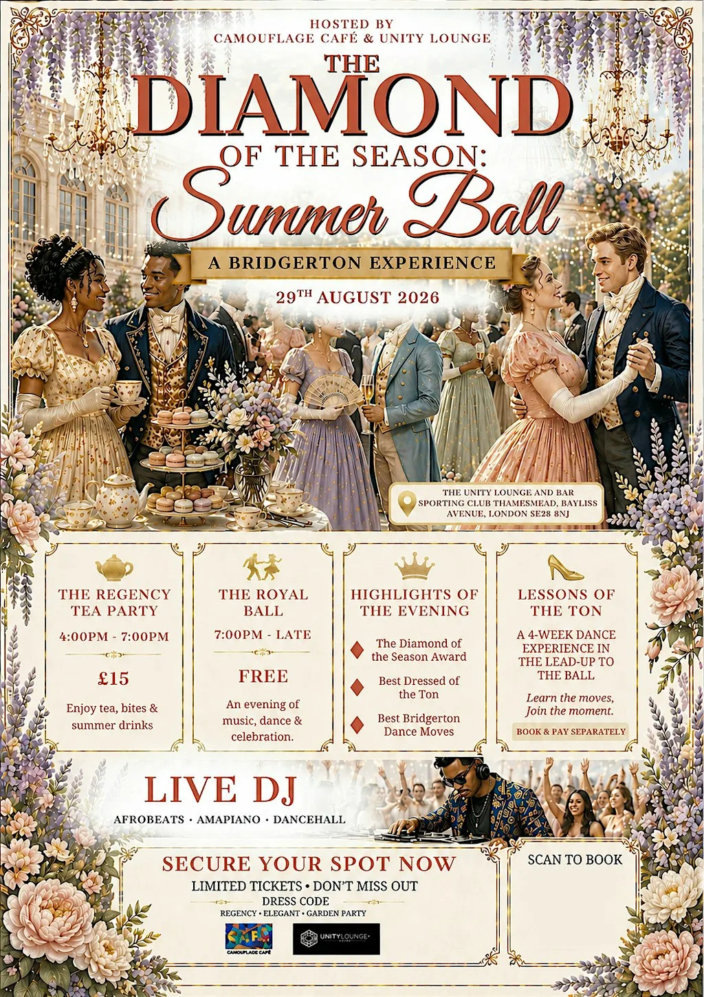 The Diamond of the Season: Bridgerton Summer Ball Experience