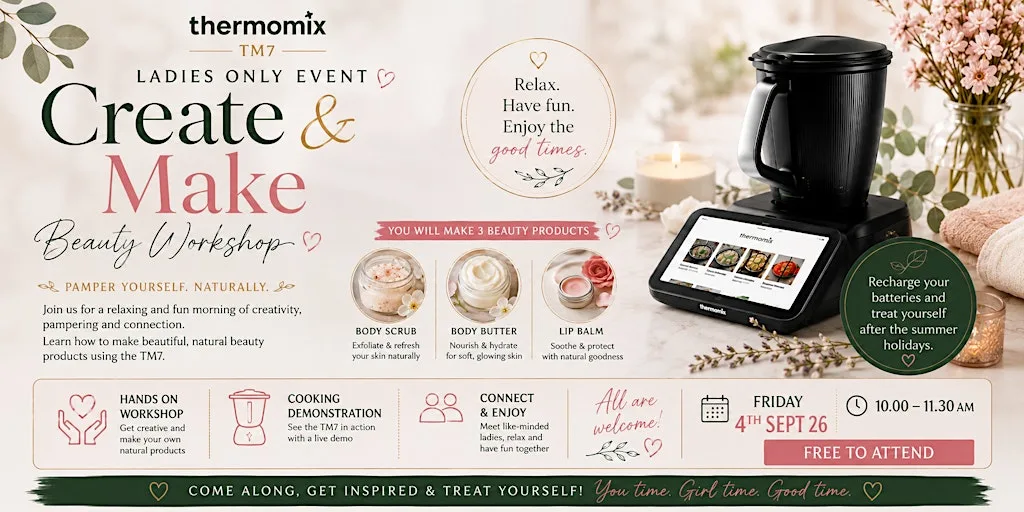Create & Make Natural Beauty Products Workshop