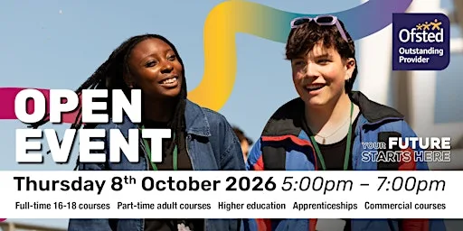 Stockton Riverside College Open Event - October 2026 at Stockton Riverside College