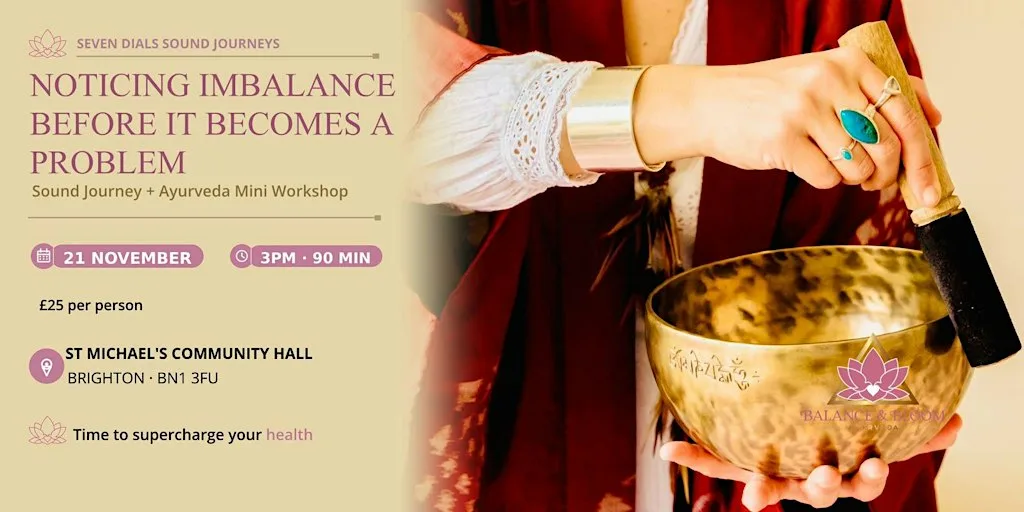 Seven Dials Soundjourneys: Noticing imbalance before it becomes a problem at St Michael's Community Hall, Church of St Michael and All Angels