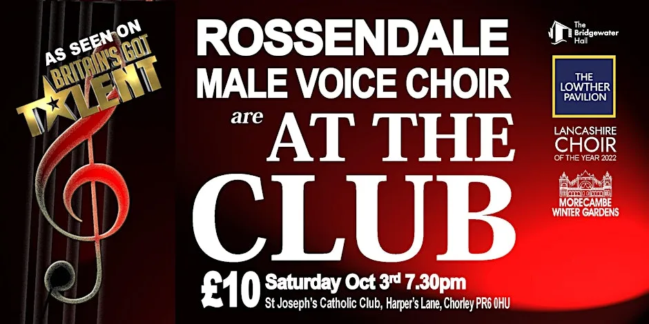 Rossendale Male Voice Choir - At The Club at Saint Joseph's Catholic Club