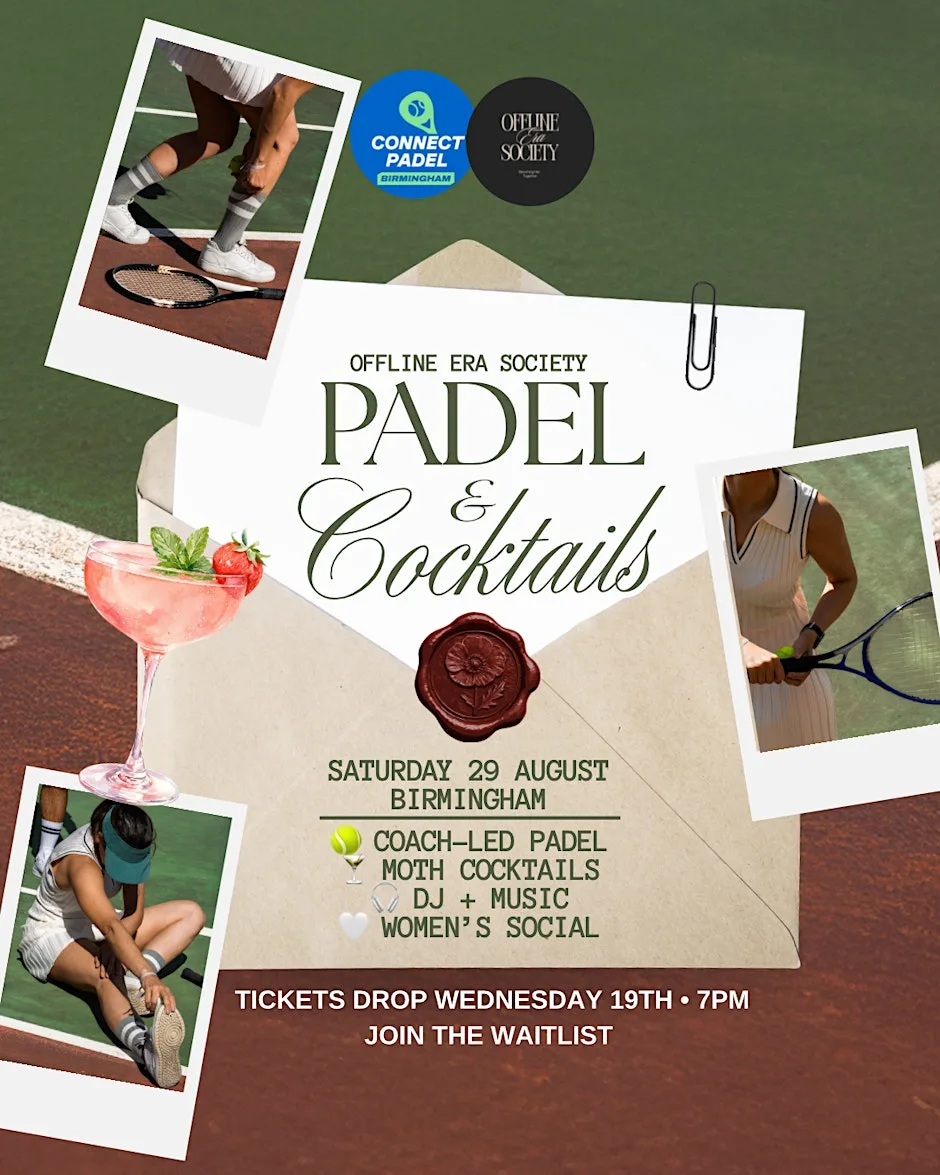 Women’s Padel & Cocktails Social Birmingham | WAITLIST