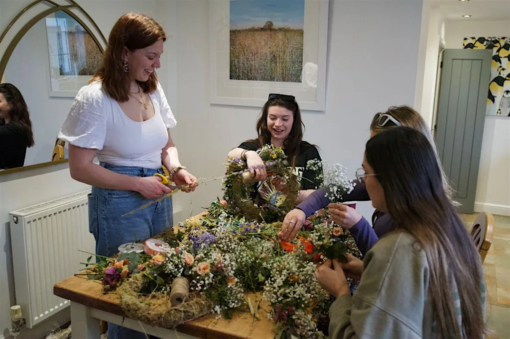 Patrica's Flower Club at Claire's House