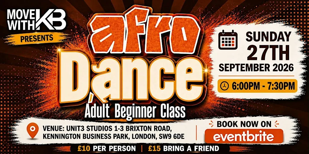Afro Dance Adult Beginner Class by MOVE WITH KB at UNIT3 STUDIOS