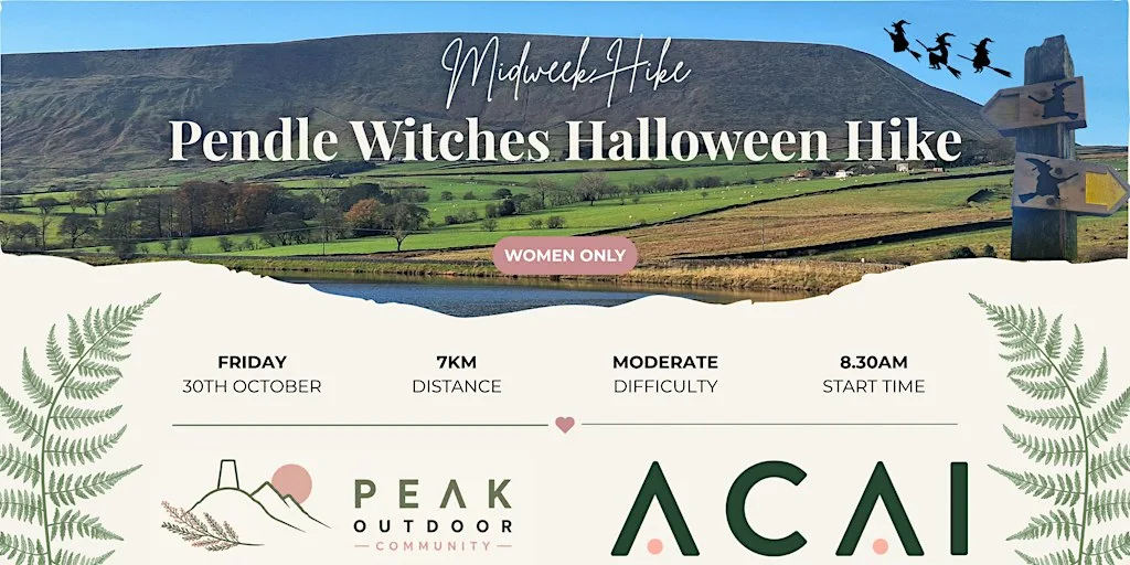 ACAI Outdoorsing | Pendle Witches Halloween Hike | 7km | Women Only at Pendle Hill The Avenue Car Park