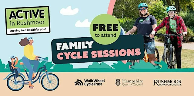 Free Family Cycle Sessions - Farnborough at Farnborough Airship Hangar Frame