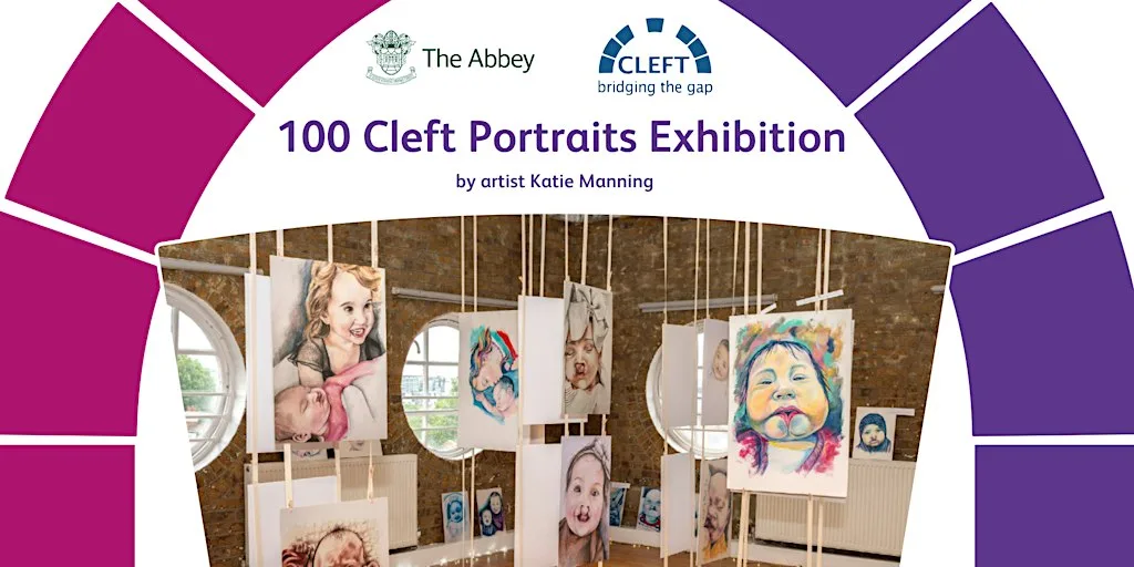100 Cleft Portraits Exhibition at The Abbey School