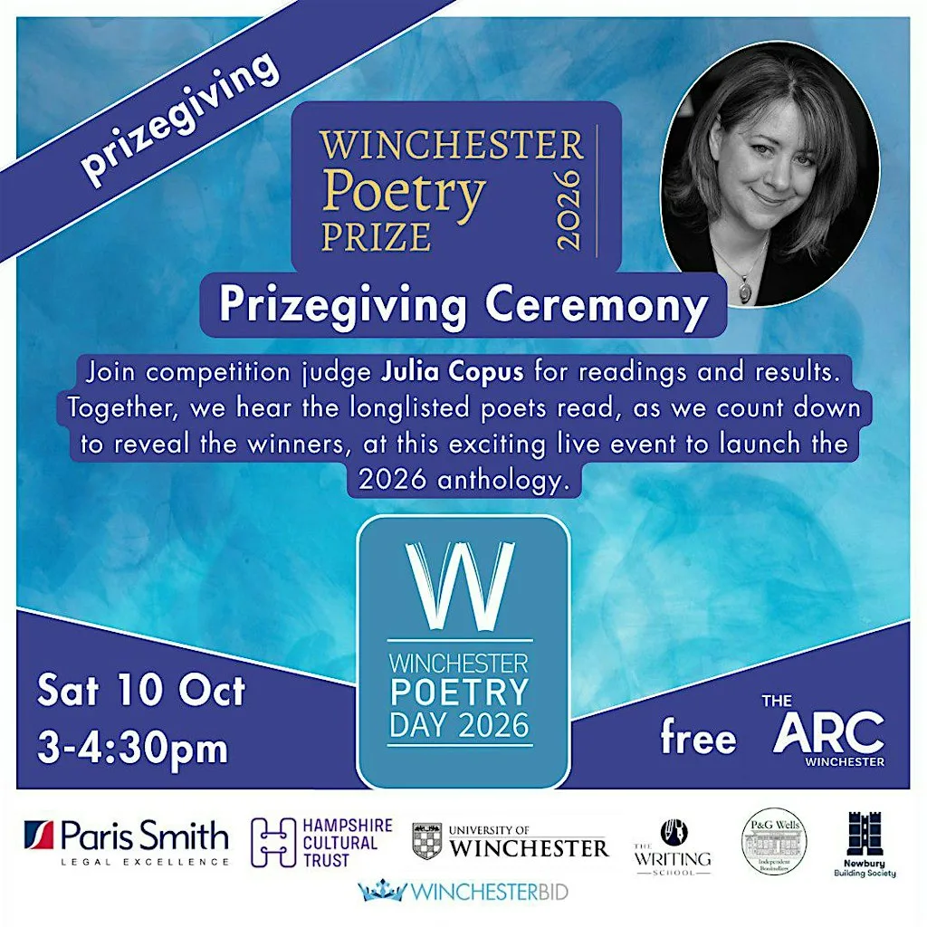 Winchester Poetry Prize Ceremony 2026 at The Arc Winchester