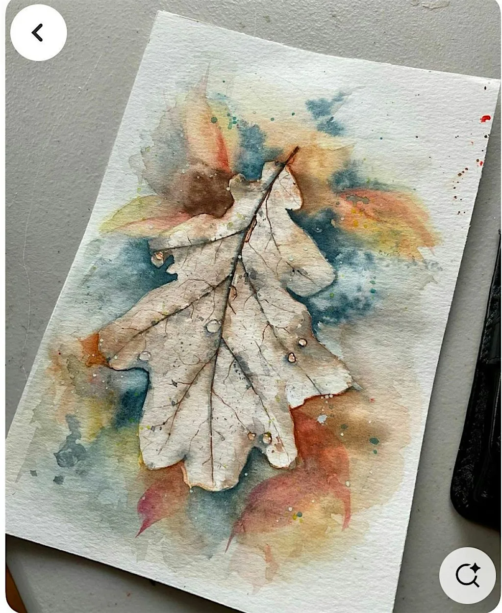 Watercolour painting with botanical dyes - over 18/limited numbers