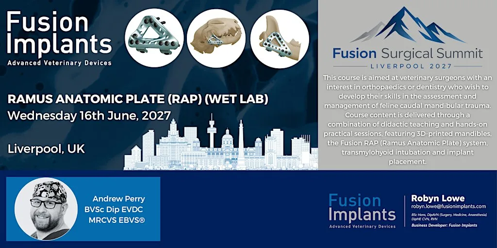 Ramus Anatomic Plate (RAP) Wet Lab